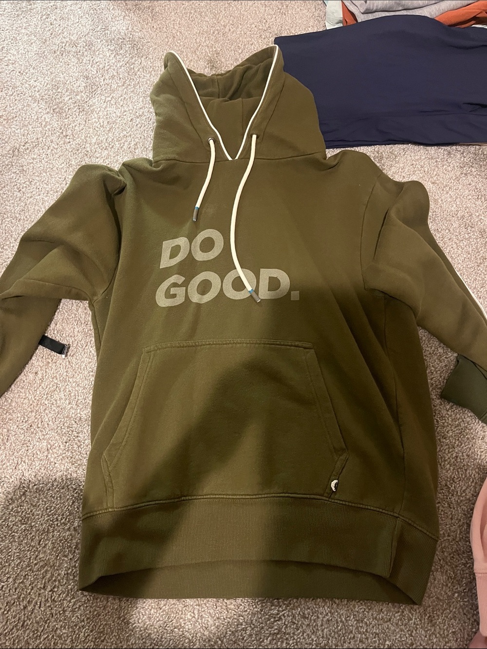 cotopaxi Olive Green "DO GOOD" Hoodie